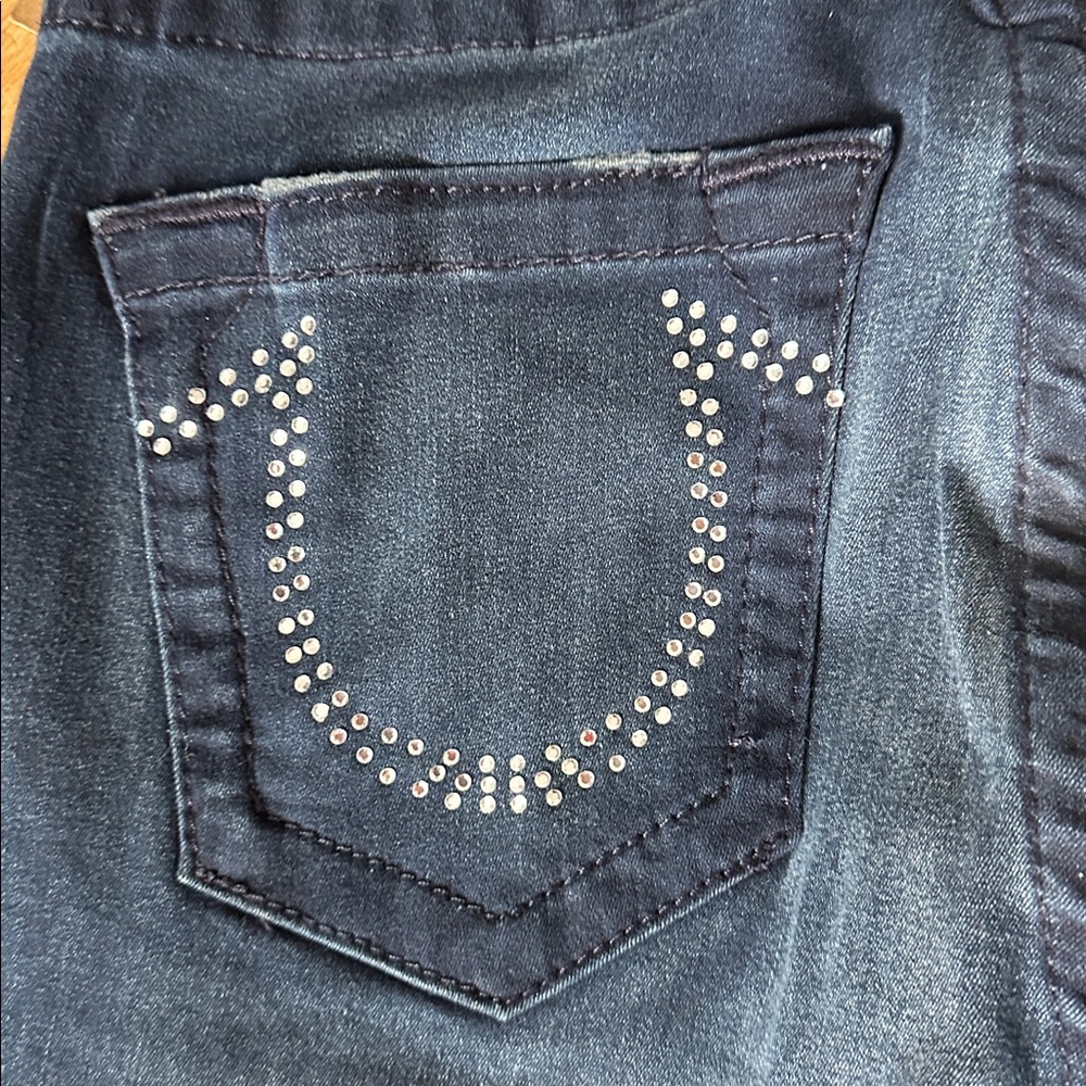 True Religion Dark Blue Skinny Jeans Womens sz 26 NWT Curvy Skinny - Picture 3 of 10